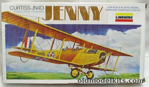 Lindberg 1/48 Curtiss JN4D Jenny - Bagged plastic model kit
